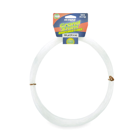 AFW Hi-Seas Grand Slam Monofilament Leader 100lb 100yd Clear