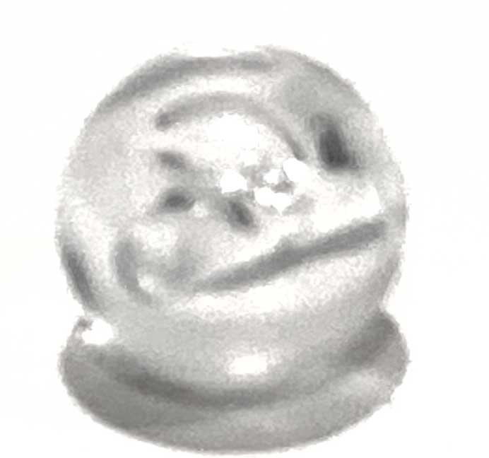 10mm clear rigging bead single