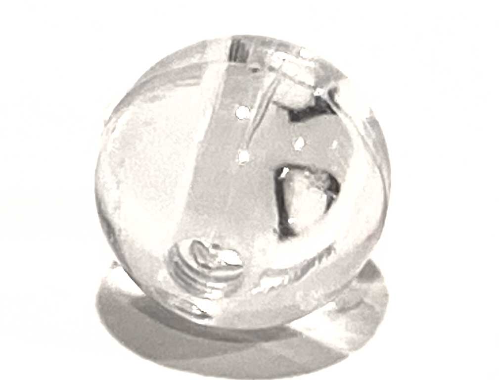 12mm clear rigging bead single
