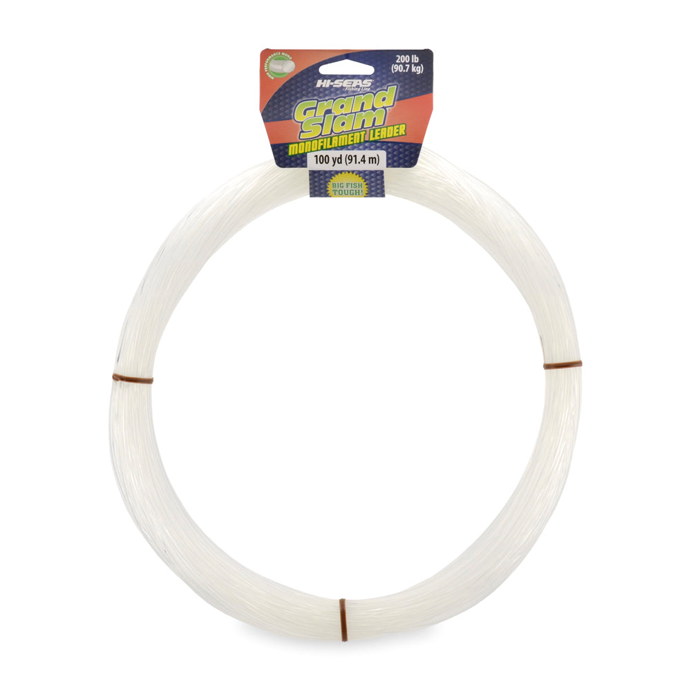 AFW Hi-Seas Grand Slam Monofilament Leader 200lb 100yd Clear