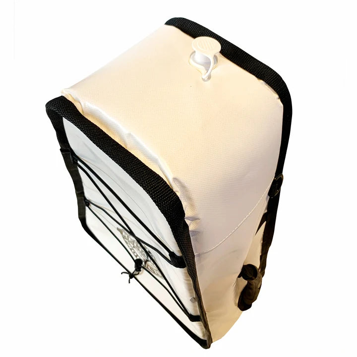 16x24 Insulated Kayak Bag – top view showing drain plug