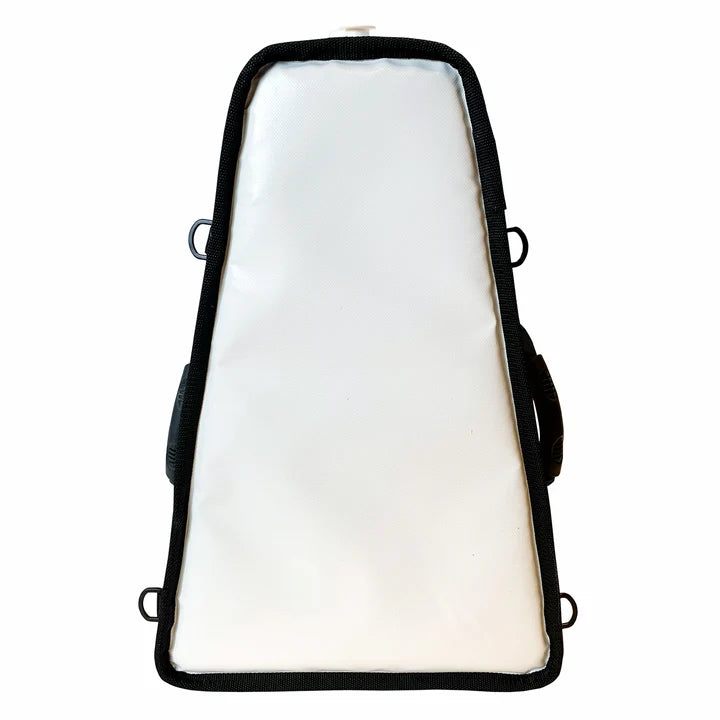 16x24 Insulated Kayak Bag – back flat lay view showing D-rings and handle