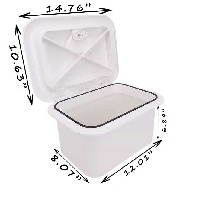 Marine Storage Tackle Box - dimensions