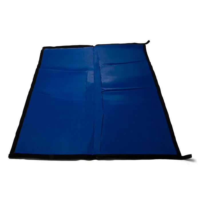50x105 Tournament Billfish Blanket – blue interior flat lay