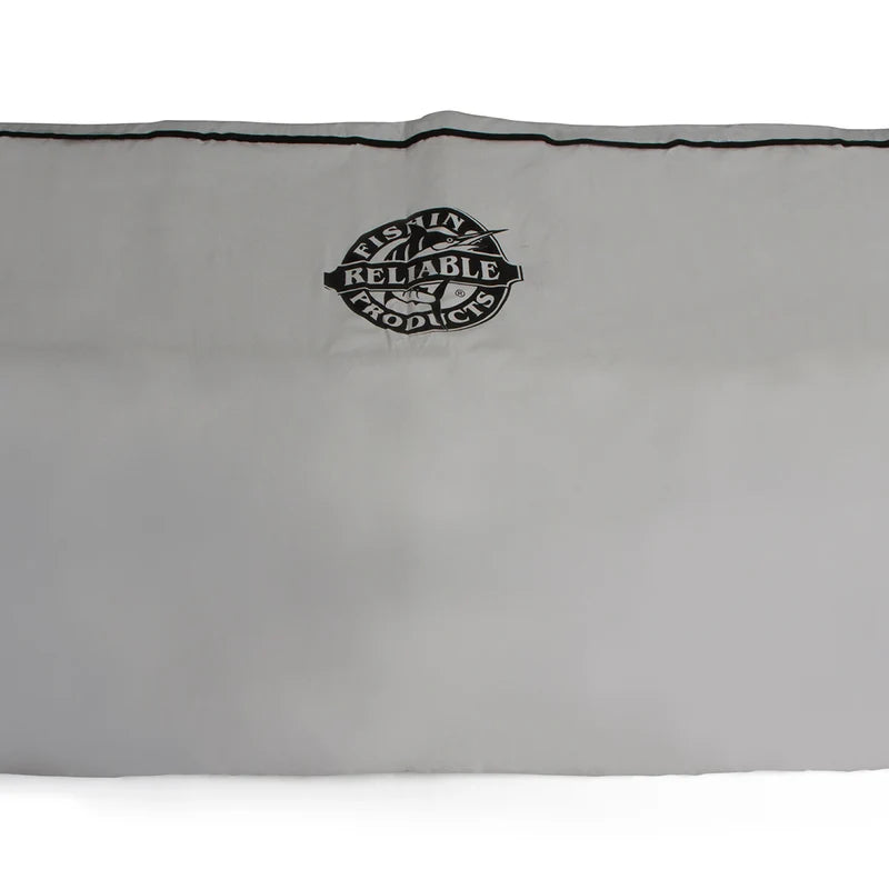 60x126 Commercial Billfish Blanket – open end showing Velcro closure and blue interior