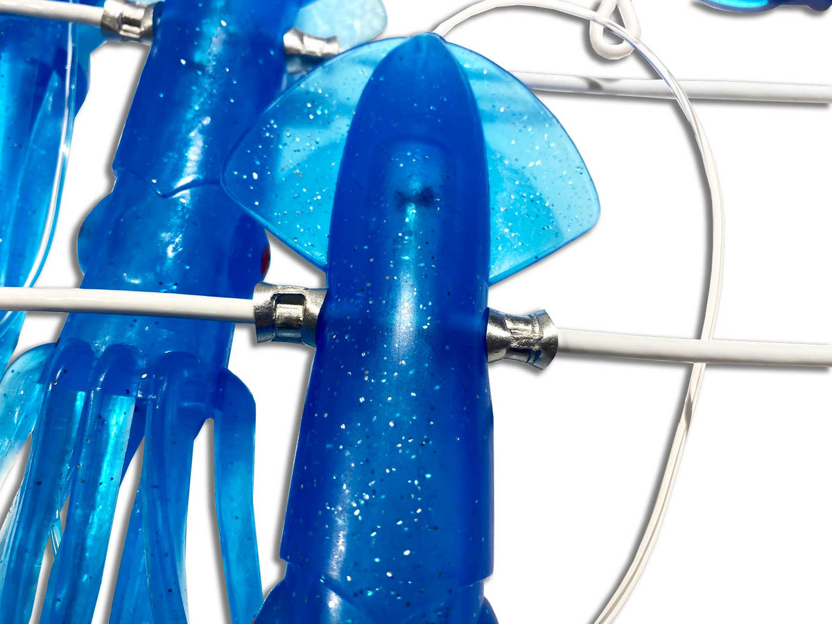 Moon Tide Splashing Squid Blue Daisy Chain