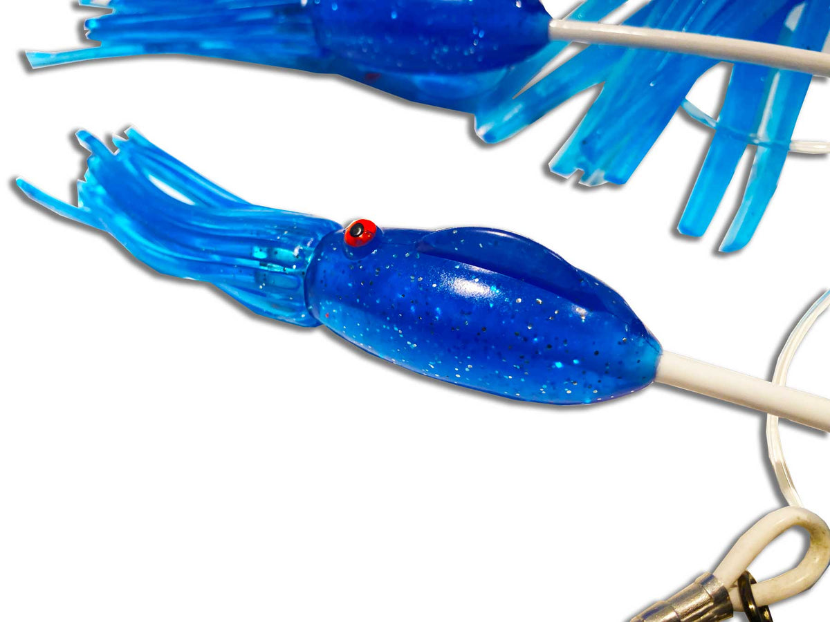 Moon Tide Splashing Squid Blue Daisy Chain