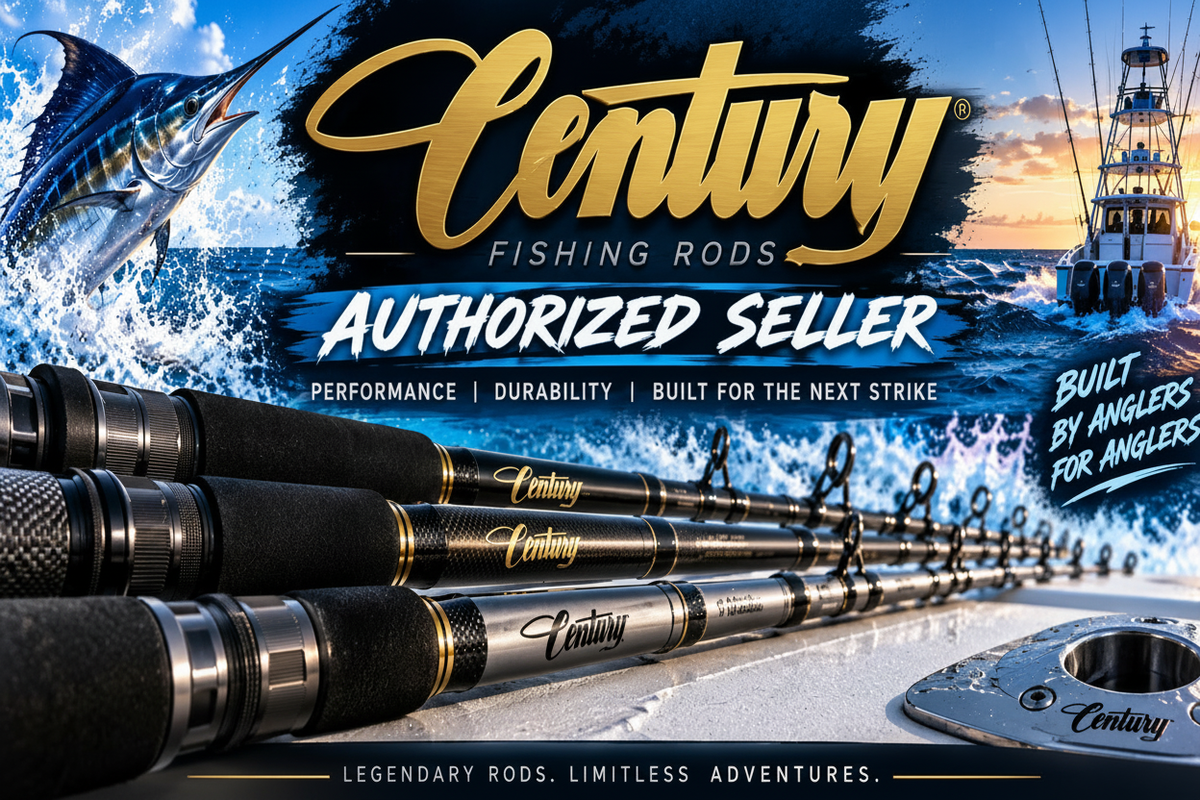 Century Fishing Rods Banner