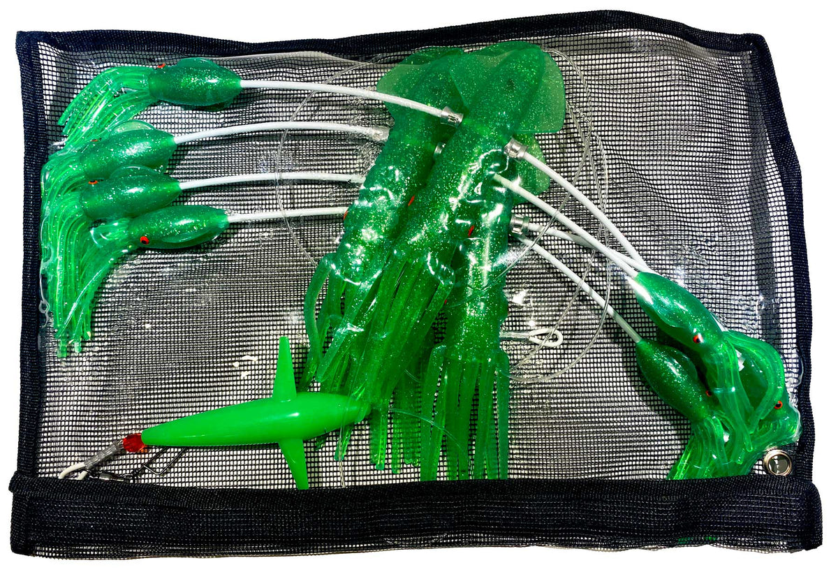 Moon Tide Splashing Squid Green Daisy Chain