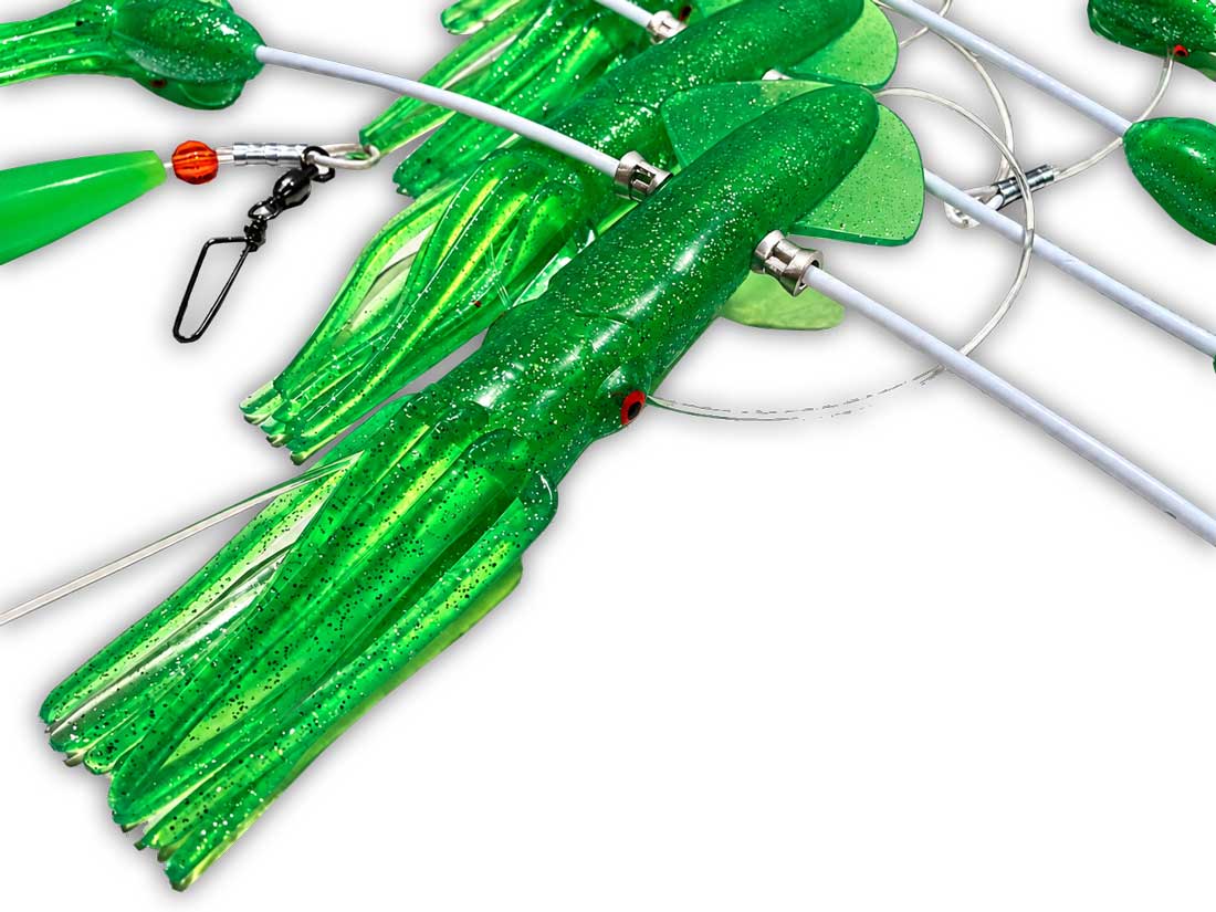 Moon Tide Splashing Squid Green Daisy Chain