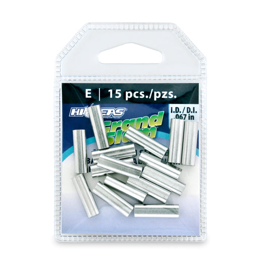 Hi-Seas Grand Slam Aluminum Sleeves E 15pc 1.7mm packaging