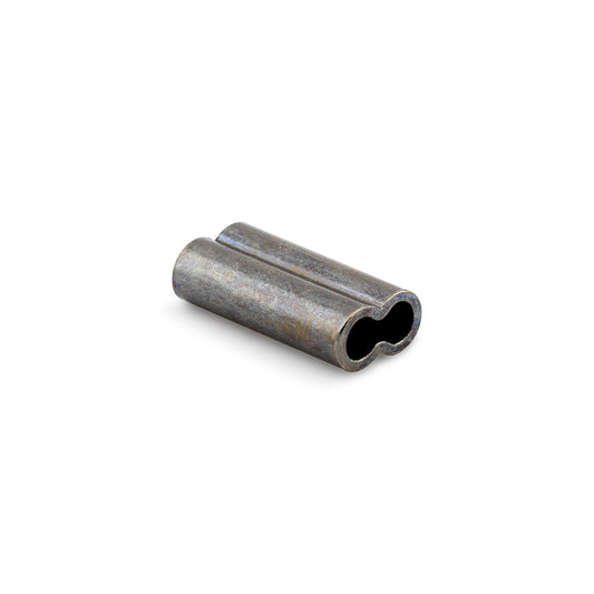 Mini Double Barrel Copper Sleeve 1.0mm Black - Single piece