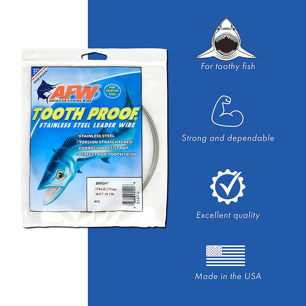 AFW Tooth Proof features - stainless steel, strong, corrosion resistant, Made in USA