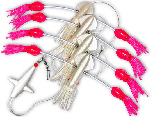 Moon Tide Splashing Squid Pearl/Pink Daisy Chain