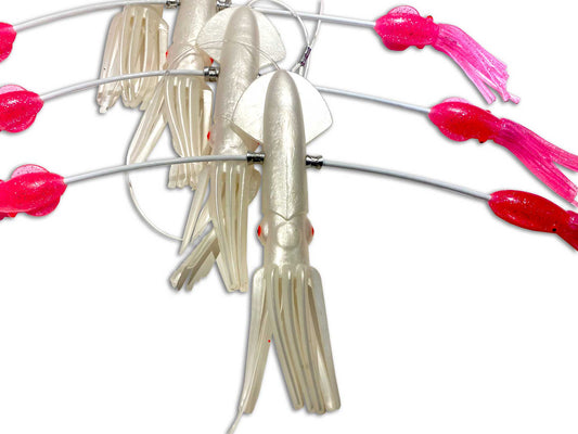 Moon Tide Splashing Squid Pearl/Pink Daisy Chain